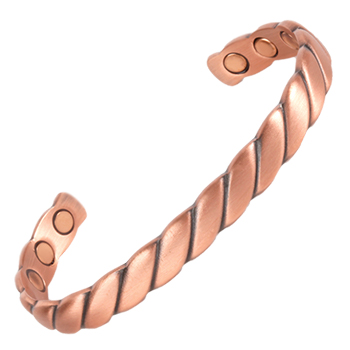 Copper Twist Magnetic Bracelet